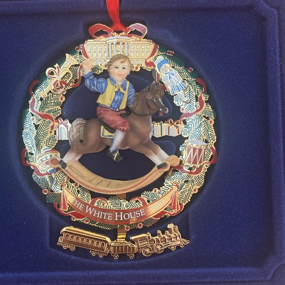 5 White House Historical Christmas Ornaments very good condition with bo… - Picture 10 of 16